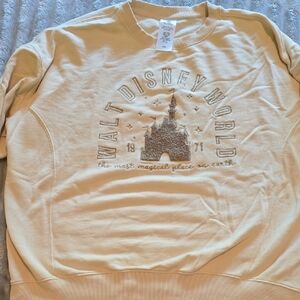 Disney Cream Crewneck Sweater